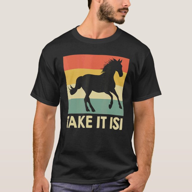 T-shirt Emportez-Le Isi Islandais Horse 4 (Devant)