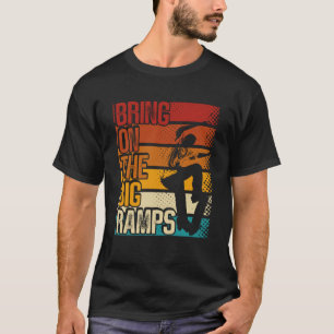 T-shirt Emportez Sur Les Grandes Rampes Skateboard Skater