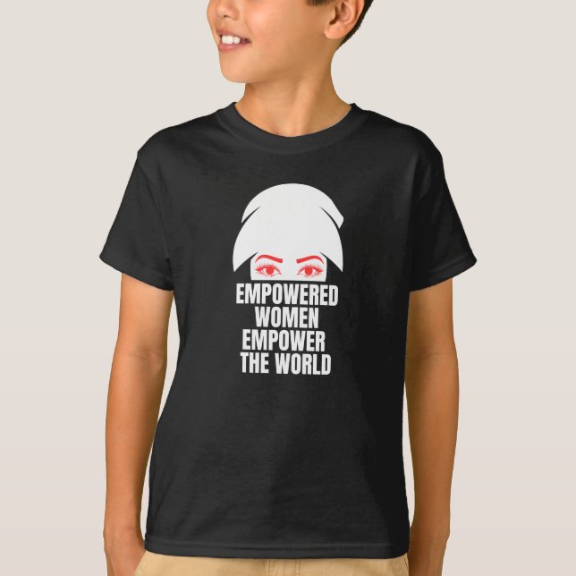 T-shirt Empower Women Empower Journée mondiale de la femme (Devant)