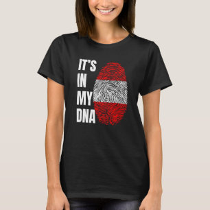T-shirt Empreinte ADN Biométrie Drapeau Autriche Autriche