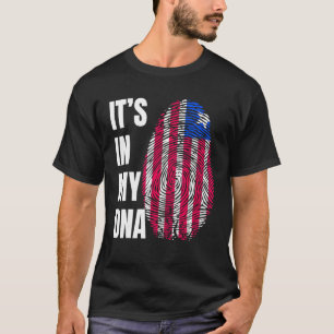T-shirt Empreinte ADN Biométrie Indicateur Libéria