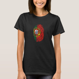 T-shirt Empreinte ADN Drapeau du Portugal