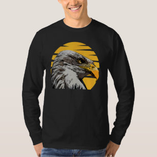 T-shirt Empreinte d'aigle à tête blanche Oiseau patriotiqu