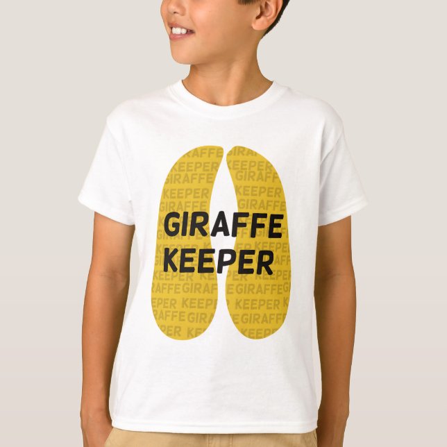 T-shirt Empreinte de garde de girafe (Devant)