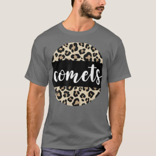 T-shirt Empreinte de léopard Comets Team Mascot School Spi