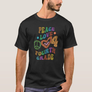 T-shirt Empreinte de léopard DE QUATRIÈME ANNÉE DE LA PAIX