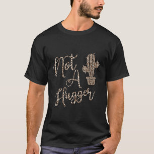 T-shirt Empreinte de léopard Je Ne Suis Pas Un Gros Drôle