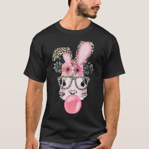 T-shirt Empreinte de léopard Lapin Bunny Blowbble Gum Est