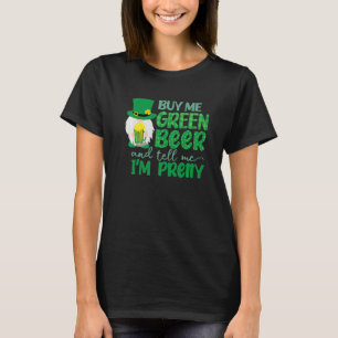 T-shirt Empreinte de léopard Saint Patricku2019s Day Top G