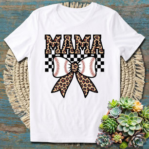 T-shirt Empreinte de léopard Tennis Mama Parfait pour les