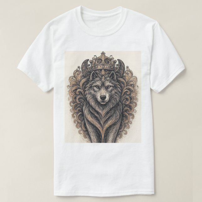 T-shirt Empreinte de Loup (Design devant)