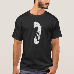 T-shirt Empreinte de pas de Bigfoot