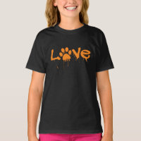 T-shirt Empreinte de patte