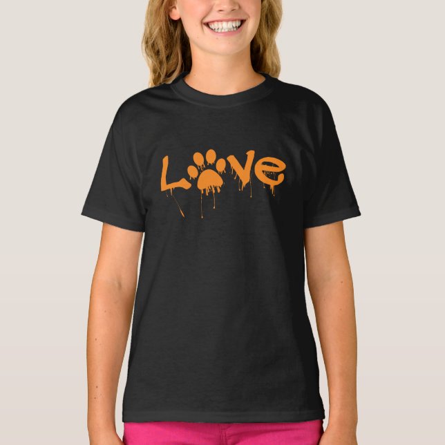 T-shirt Empreinte de patte (Devant)