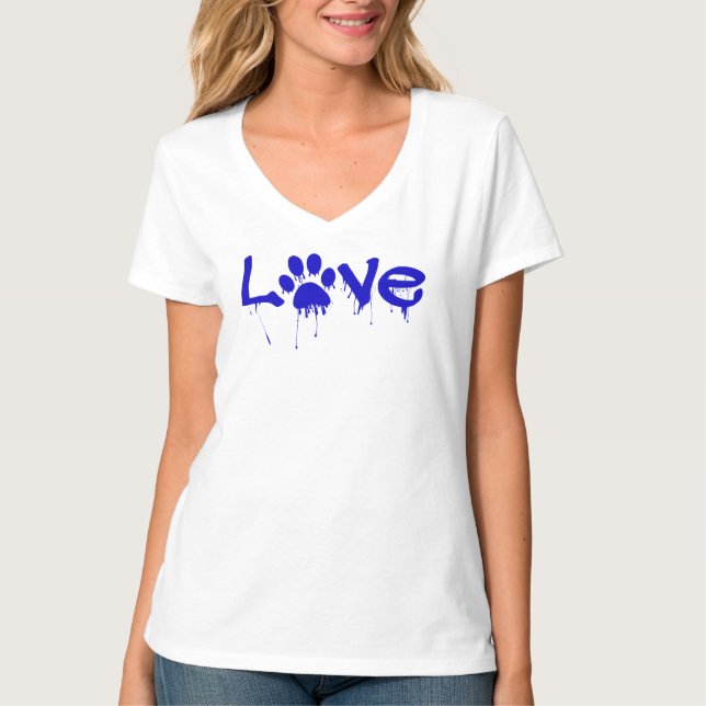 T-shirt Empreinte de patte (Devant)