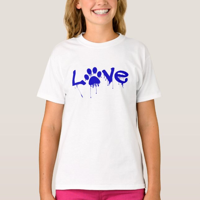 T-shirt Empreinte de patte (Devant)