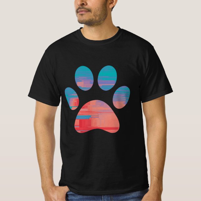 T-shirt Empreinte de patte (Devant)