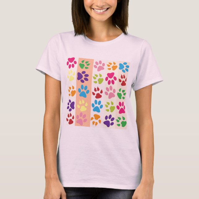 T-shirt Empreinte de patte (Devant)