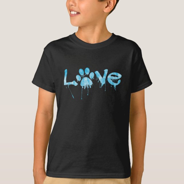 T-shirt Empreinte de patte (Devant)