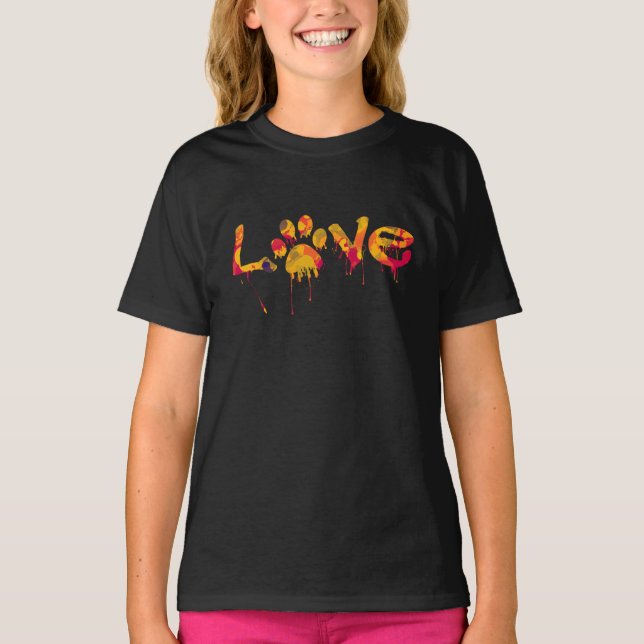 T-shirt Empreinte de patte (Devant)