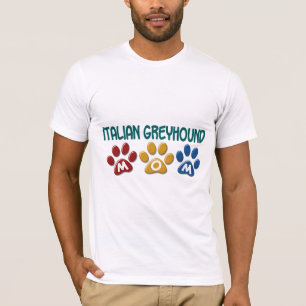 T-shirt Empreinte de patte 1 de maman de LÉVRIER ITALIEN