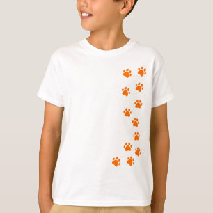 T-shirt empreinte de patte - ajoutez votre propre nom ou r