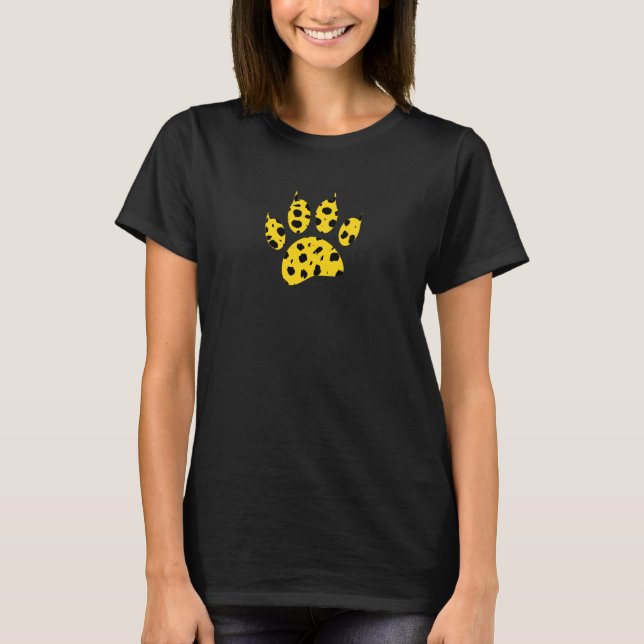 T-shirt Empreinte de patte Cheetah (Devant)