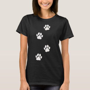 T-shirt Empreinte de patte chien chat animal de compagnie