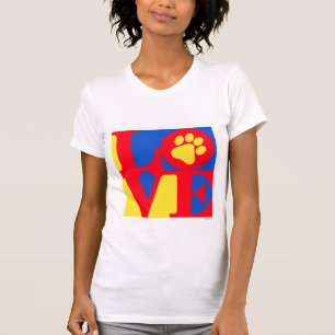 T-shirt Empreinte de patte d'AMOUR