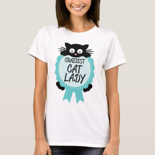 T-shirt Empreinte de patte fol de Madame Craziest Award de