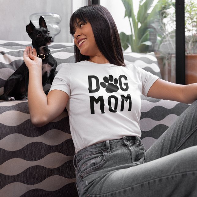 T-shirt Empreinte de patte maman chien (Créateur téléchargé)