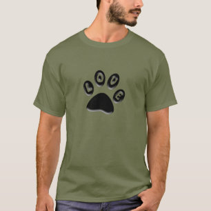 T-shirt Empreinte de patte, propriétaires d'animaux, chemi