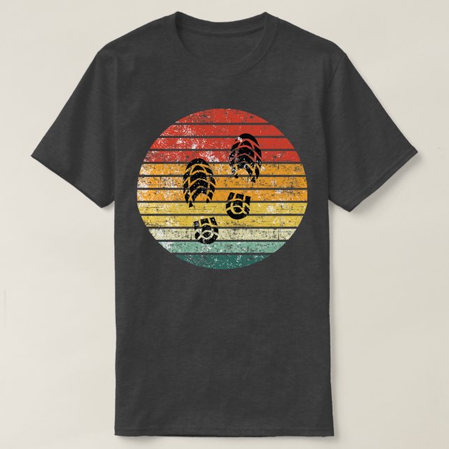 T-shirt Empreinte de Randonnée (Design devant)