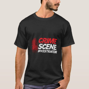 T-shirt Empreinte d'empreintes digitales Espion privé Déte