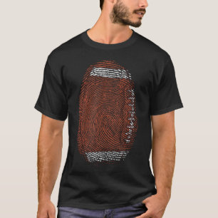 T-shirt Empreinte Digitale Comme Football Usa