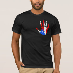 T-shirt Empreinte d'indicateur Porto Rico