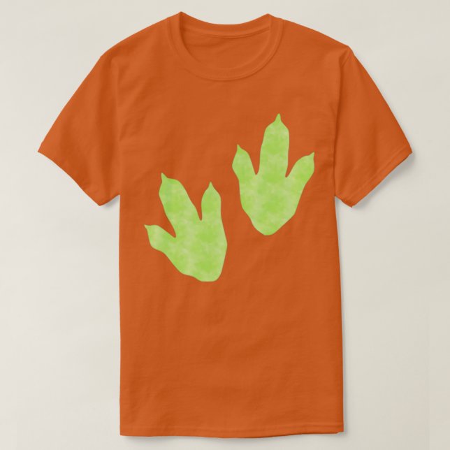 T-shirt Empreinte Dinosaure Vert clair (Design devant)