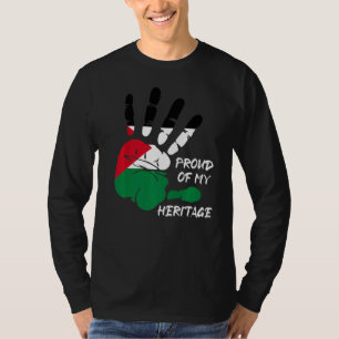 T-shirt Empreinte du drapeau palestinien Palestine