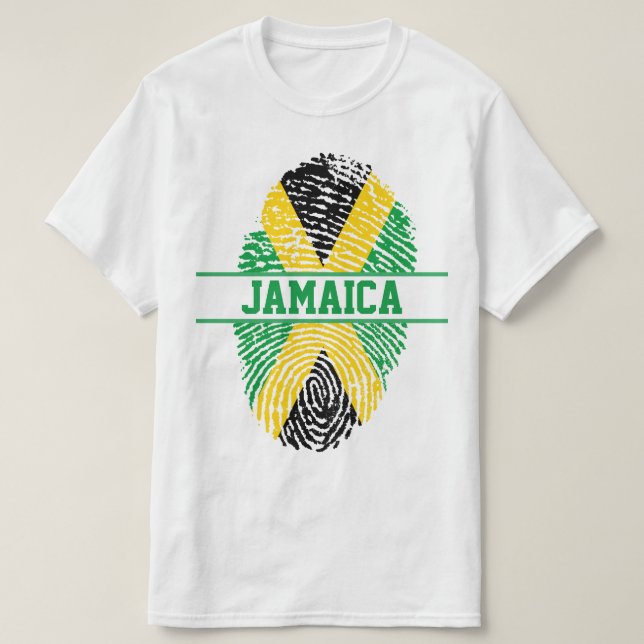 T-SHIRT EMPREINTE PORTABLE JAMAÏCAINE (Design devant)