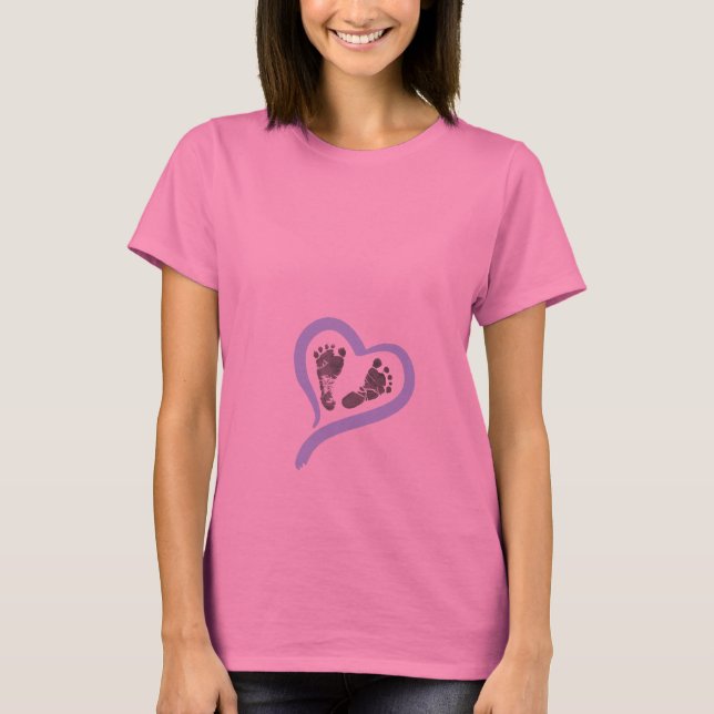 T-shirt Empreintes bébé design par LH (Devant)
