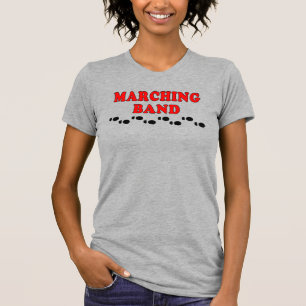 T-shirt Empreintes de bande de marquage