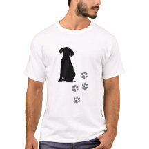 T-Shirt Empreintes de Pattes & Chien Mignon – Dog