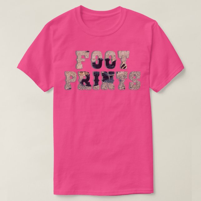 T-shirt Empreintes de pied (Design devant)