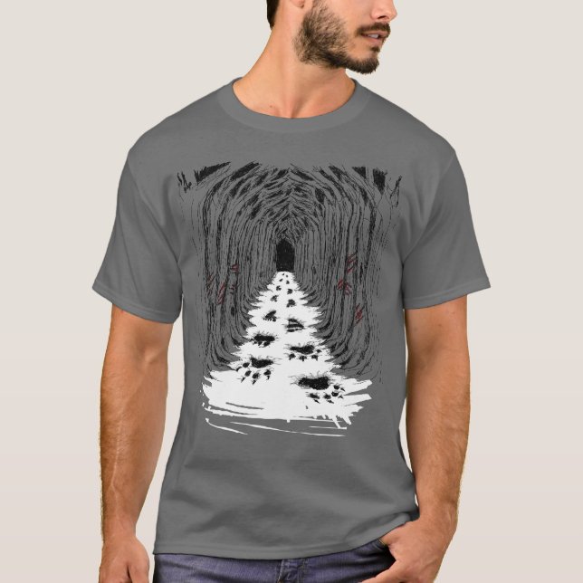 T-shirt Empreintes de transformation Werewolf (Devant)