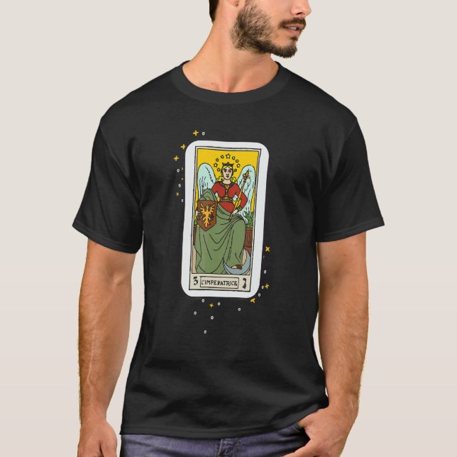T-shirt Empress Tarot Card Occult Beliefs Divination Magic (Devant)