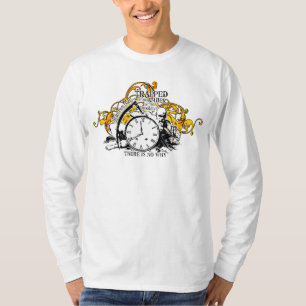 T-shirt Emprisonné dans la conception ambre d'art de