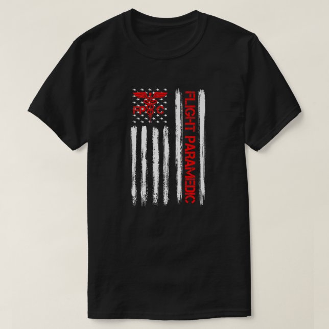 T-shirt Ems Emt Infirmière Paramedic Us American F (Design devant)