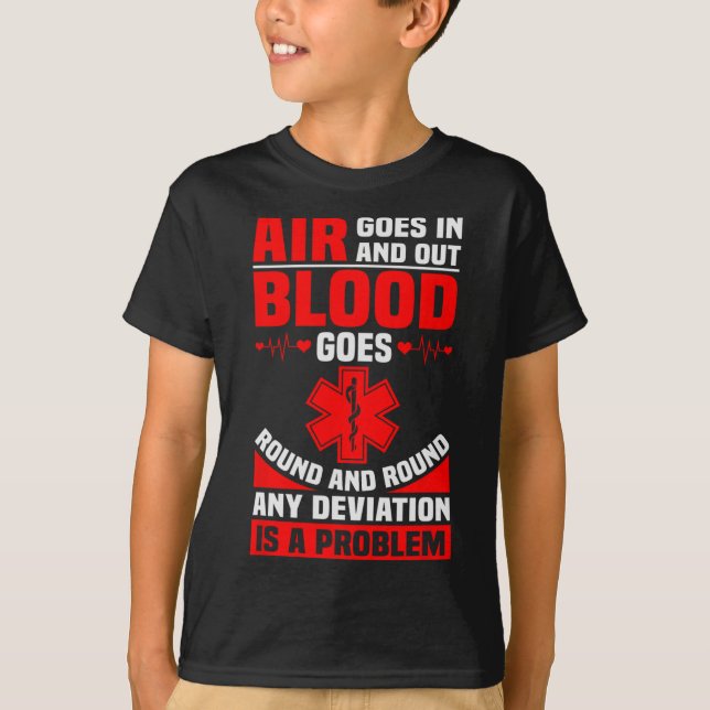 T-shirt Ems Infirmière Devis Ambulance Pilote Emt Paramètr (Devant)