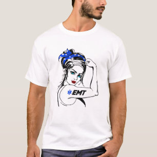 T-shirt EMS Urgence EMT Rosie Le Riveter