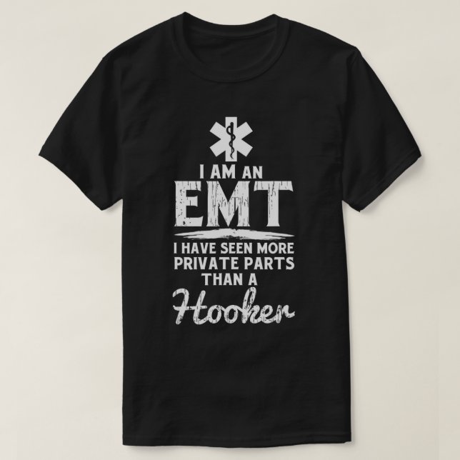 T-shirt EMT - drôle cadeau EMT, ambulancier, homme sarcast (Design devant)